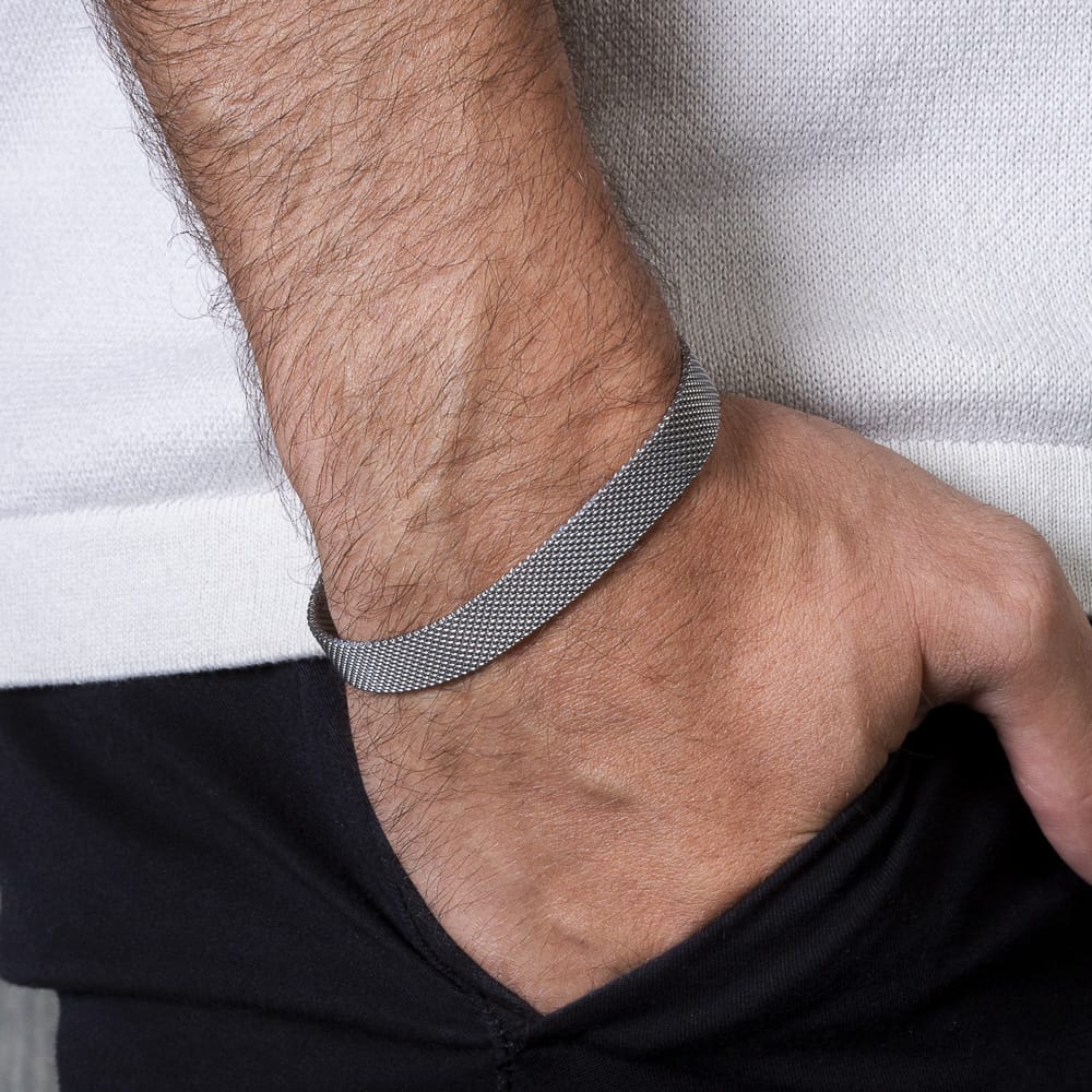 Pulseira Malha de Aço
