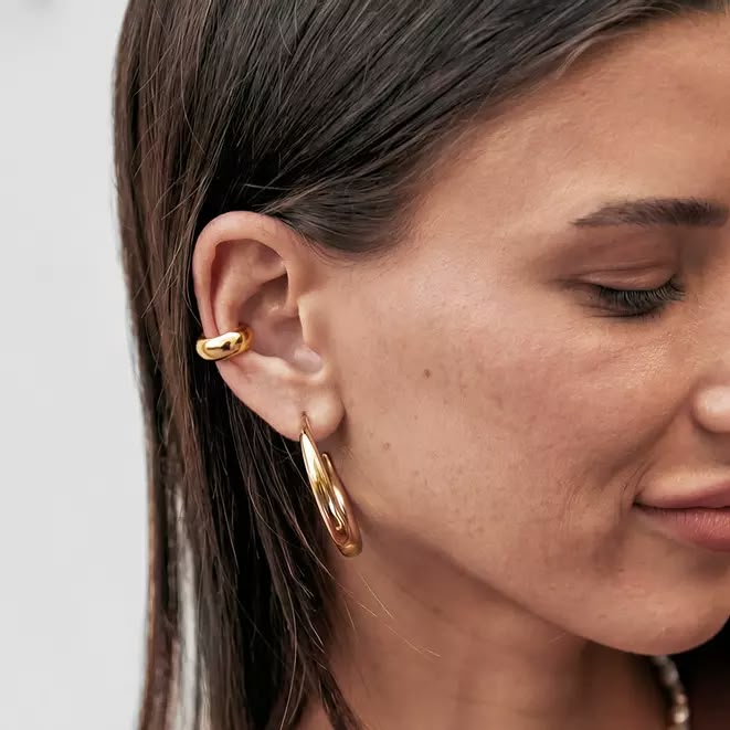 Brinco Aço Earcuff Sofia